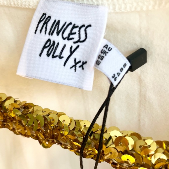 NWT Princess Polly Cushien White Long Sleeve Top - Picture 5 of 8